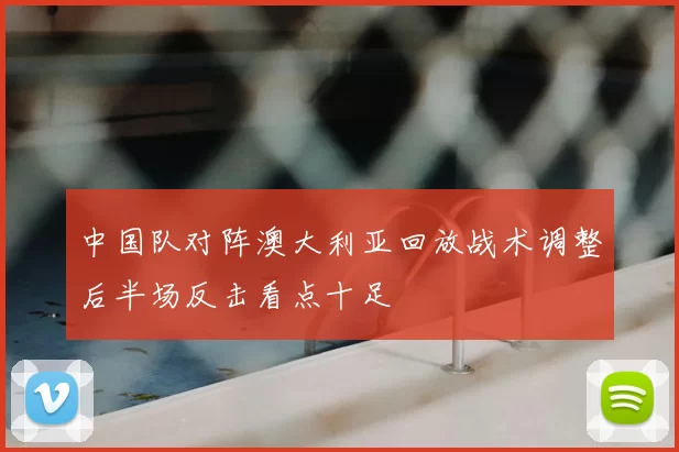 中国队对阵澳大利亚回放战术调整后半场反击看点十足